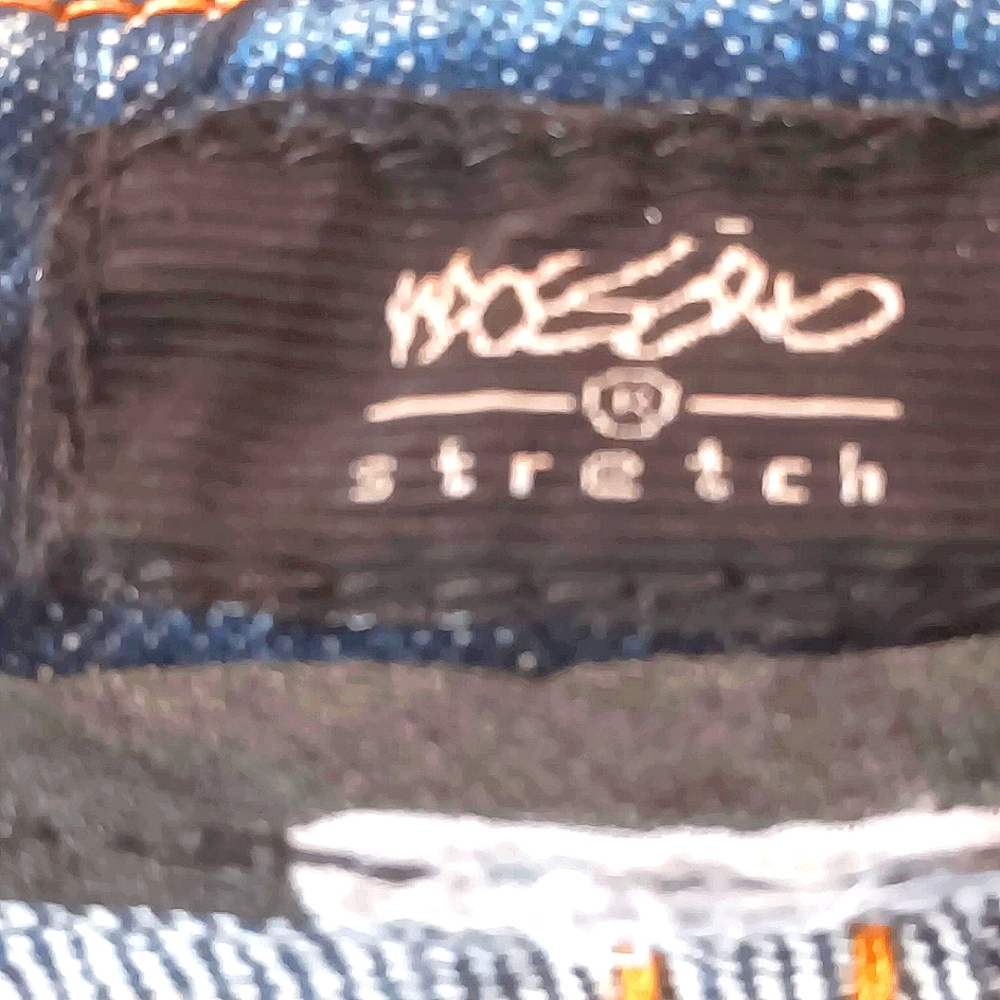 Hand Embroidered Hippie Low Rise Jeans 16 18 Unique Artsy Festival Funky - Picture 13 of 15